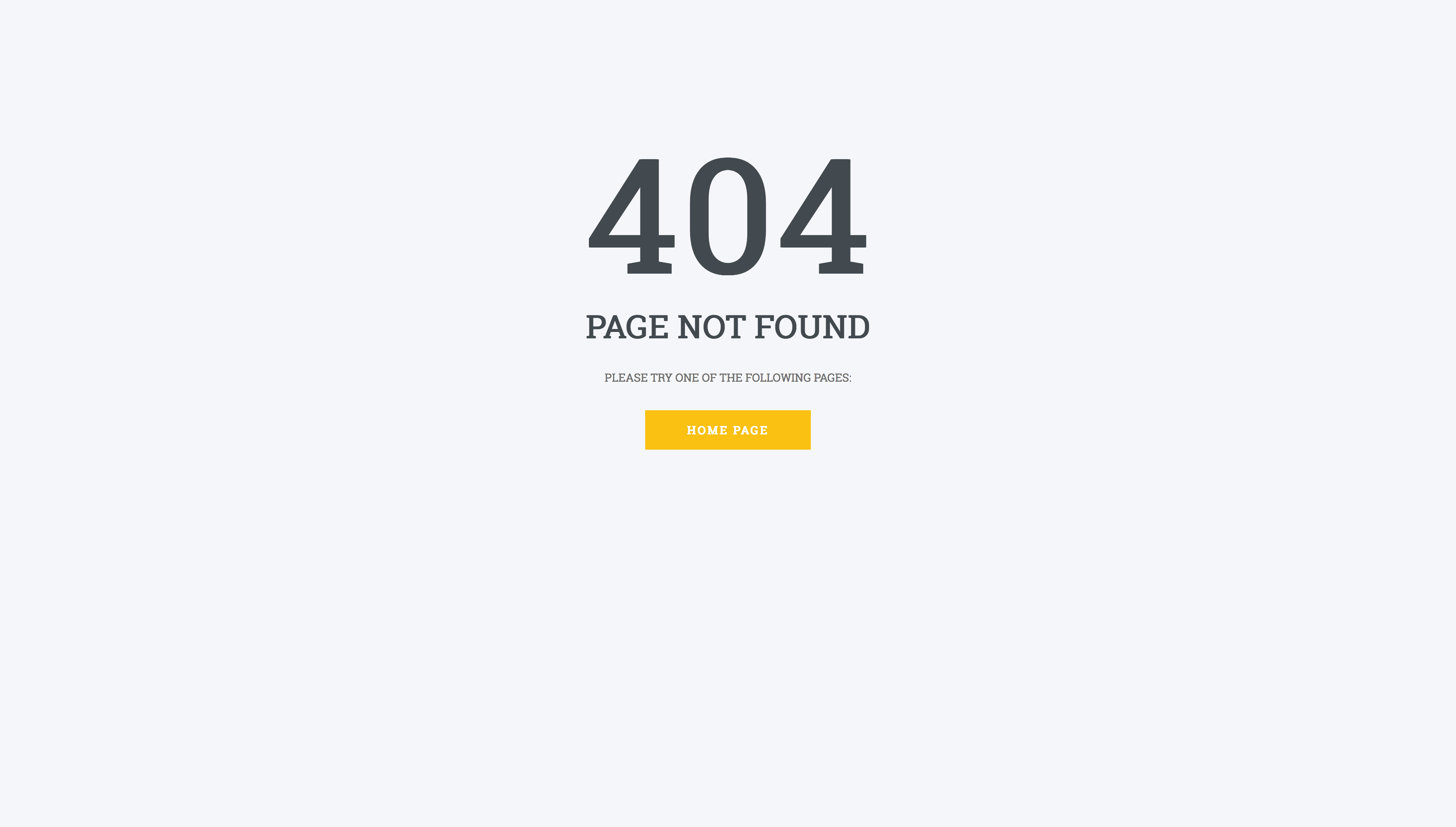 404 page